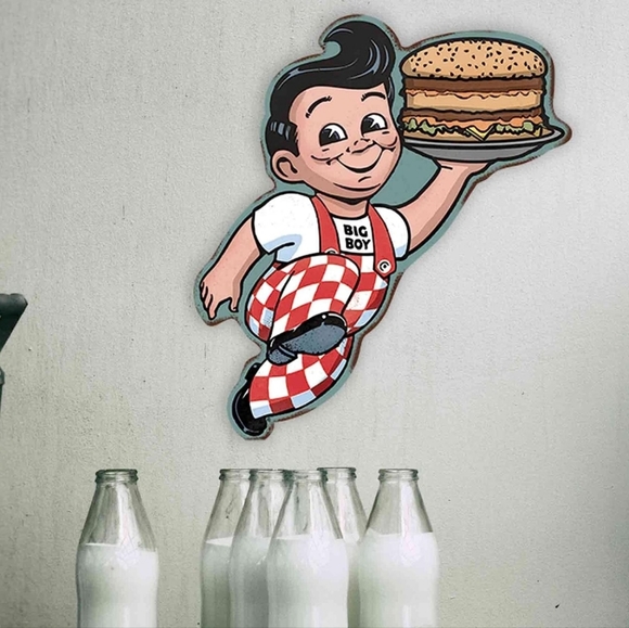 COPY - Bobs big boy restraunt neon clock. - Picture 7 of 9